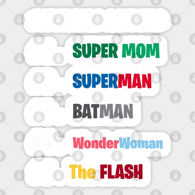 Super MOM Sticker by SLOBN